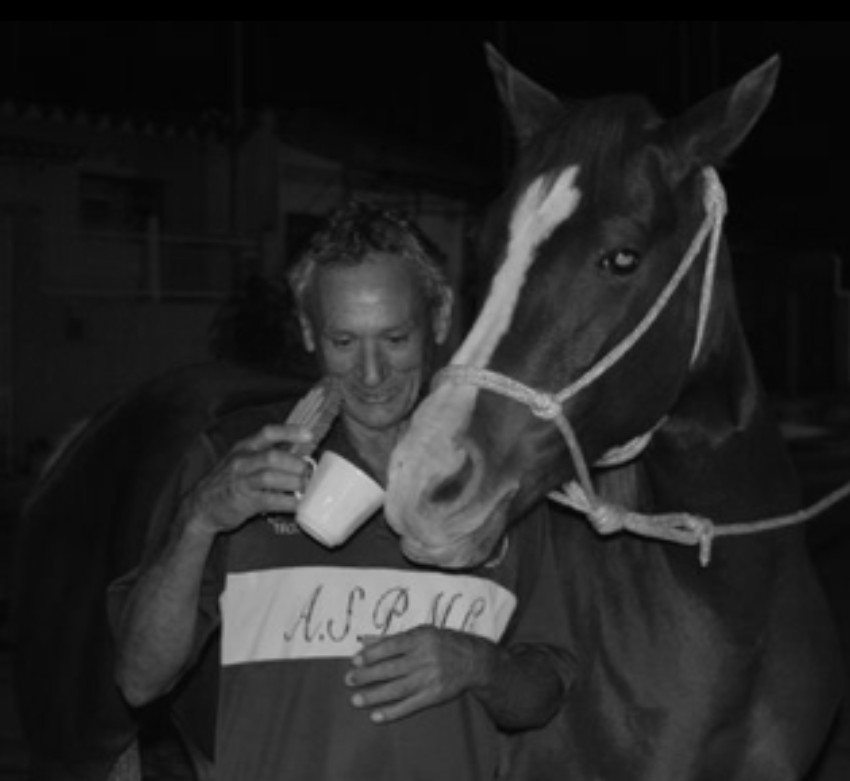 Dad and my horse